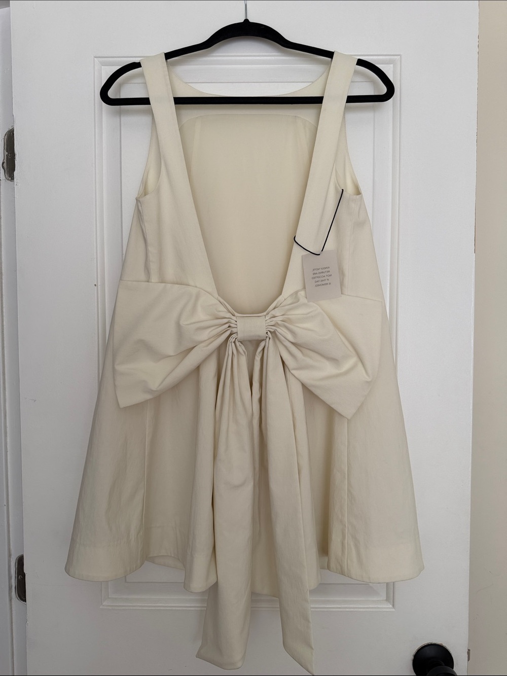 LPA Sarita Mini Dress Backless with Bow NWT - Picture 6 of 7